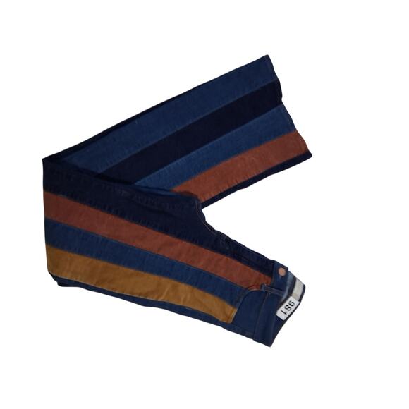 Altar'd State Flare Patchwork Women size 25 Faux Suede Hippie Retro Grunge Pants - Picture 11 of 12